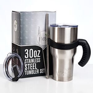 30oz Stainless Steel Tumbler Set - MDSI - Open Box